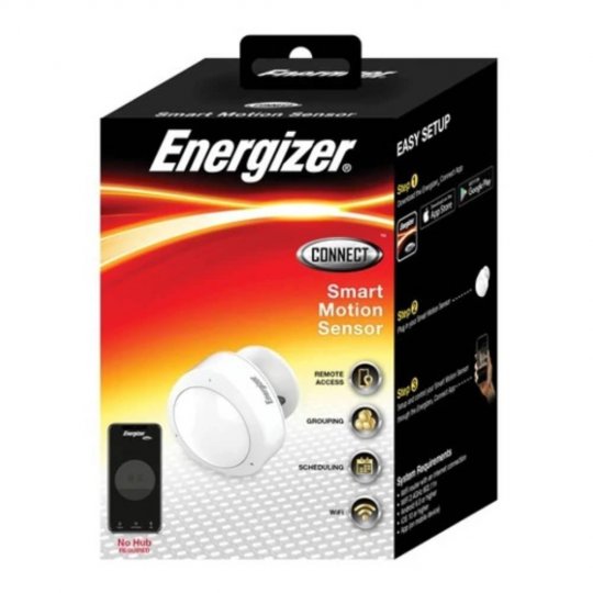 Energizer EMX41001WHT Connect Smart Motion Sensor Plug WHITE