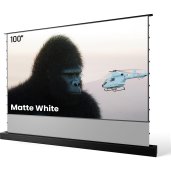 AWOL Vision Floor Rising Matte White 100 Inch Floor Rising Projection Screen