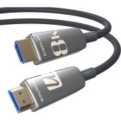 Ultralink Noir Fiber Optic 8K HDMI Cable 2m / 6ft