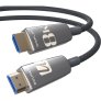 Ultralink Noir Fiber Optic 8K HDMI Cable 2m / 6ft