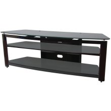 Sonora 190M65 D N 190 Series metal+ glass TV Stand for over 65"BLACK