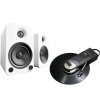 Audio-Technica Sound Burger & Kanto YU4 Powered Bluetooth Vinyl System Bundle BLACK / MATTE WHITE