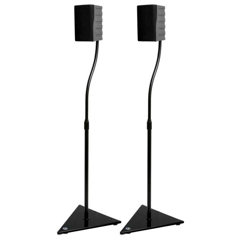 B-Tech BT11 Stealth Matte Black Speaker Stands
