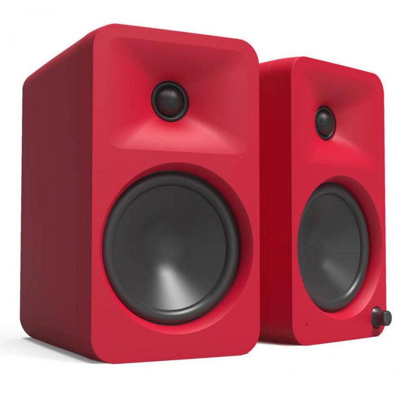 Kanto ORA4 Powered Bluetooth Speakers MATTE RED (Pair)