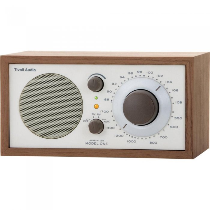 Tivoli Audio M1CLA Model One AM/FM Table Radio Classic Walnut/Beige - Click Image to Close