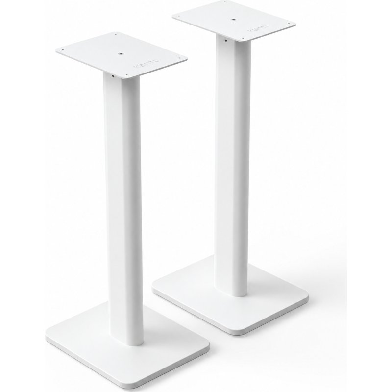 Kanto Living SPH Universal Height Adjustable Bookshelf Speaker Stands Pair WHITE