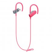 Audio Technica ATH-SPORT50BTPK SonicSport Wireless In-Ear Headphones Pink Audio Technica ATH-SPORT50BTPK SonicSport Wireless In-Ear Headphones Pink