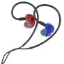 FiiO FA1 Single Balanced Armature In-Ear Monitor with Detachable MMCX Cable RED/BLUE