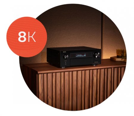 Description image for Denon AVR-X6800H 11.4 Ch. AV Receiver, 140W/Ch., HEOS Streaming, Dolby Atmos, 8K Video Sup