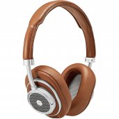 Master & Dynamic MW50+ Wireless Bluetooth 2-in-1 On Over-Ear Headphones BROWN SILVER
