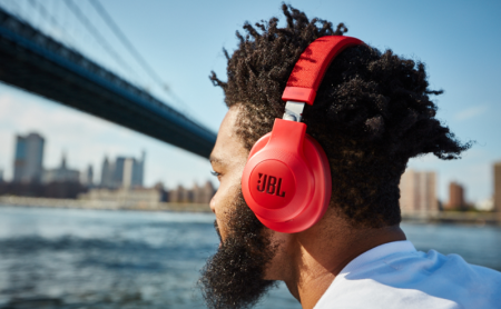 Description image for JBL E55BT Bluetooth Over-Ear Headphones BLACK