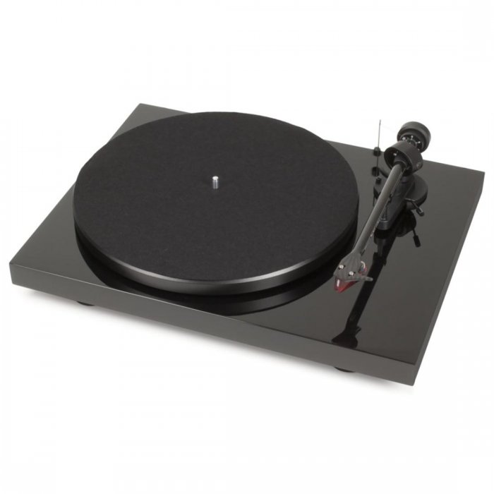 Pro-Ject DEBUT III Precision Belt DriveTurntable OM5E GLOSS BLACK - Click Image to Close