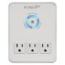 Panamax P360-DOCK Outlet Wall Dock with USB Charging Station WHITE