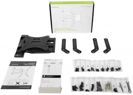 Description image for Kanto M300W Full Motion Mount Small/Medium for 26-55 Inch TV's WHITE