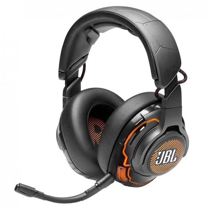JBL QUANTUM ONE Over-ear Wired Pro Gaming Over-ear Wired Gaming Headset w/ RGB Lighting BL - Click Image to Close