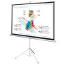 Prime Mounts PMD-PST-100-4 Tripod Projection Screen MATTE WHITE