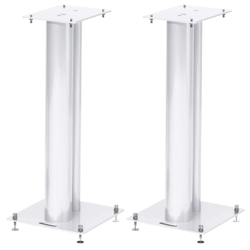 NorStone Stylum 2 Premium Metal 23.6" Speaker Stand (Pair) WHITE