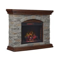 Bell'O Twinstar Austen Free-Standing Infrared Flat Wall Electric Fireplace - Open Box