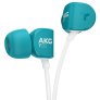AKG Y20UTEL Ultra Comfortable In-Ear Headphones with Remote and Mic TEAL