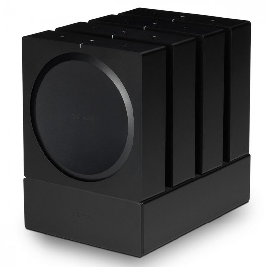 Flexson SA-X4DK Dock for 4 Sonos Amp BLACK (Each)