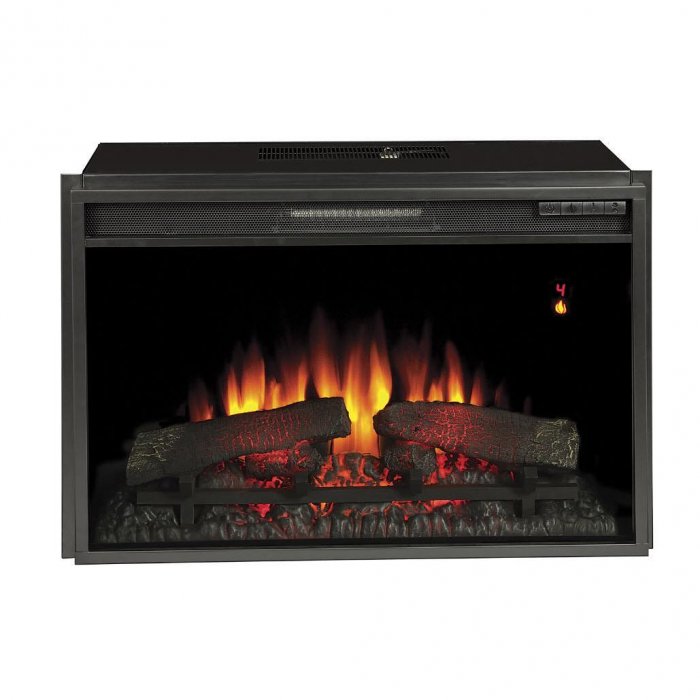 Bell'O 26′′ 3D Infrared Quartz Electric Fireplace Insert - Click Image to Close
