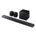 Samsung HW-QS750F 5.1.2 Channel Soundbar with Wireless Subwoofer and Rear Speakers Dolby Atmos BLACK