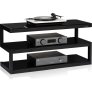 NorStone ESSE 43-Inch 3-Shelft AV Rack BLACK SATIN