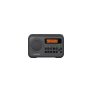 Sangean PR-D18BK AM/FM/Clock Portable Digital Radio BLACK