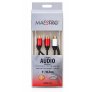 Maestro BMYC-0.3 2 RCA Female to 1 RCA Male Audio Y-Adapter Cable
