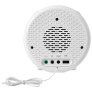 Sangean RCR-29WH AM/FM-RDS/Weather Alert Radio w USB Charger WHITE