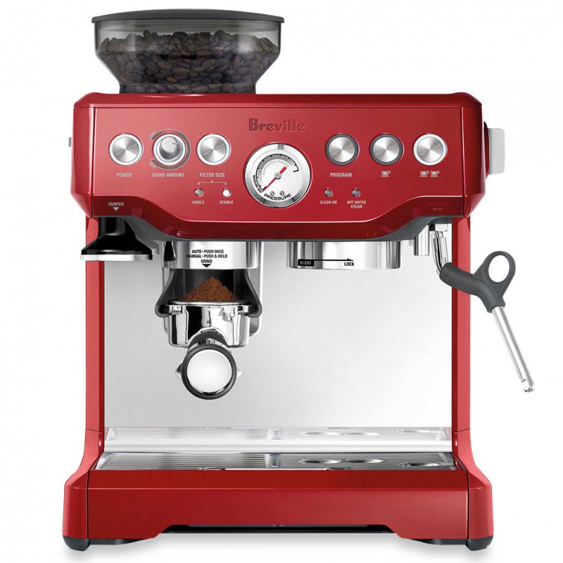 Breville BES870CBXL 'The Barista Express' Espresso Machine RED