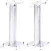 NorStone Stylum 2 Premium Metal 23.6" Speaker Stand (Pair) WHITE