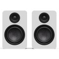 Kanto Living YU6 Passive 2nd Gen Passive Bookshelf Speakers with 1” Silk Dome Tweeter and 5.25” Abaca-Reinforced Woofer WHITE