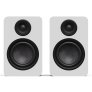 Kanto Living YU6 Passive 2nd Gen Passive Bookshelf Speakers with 1” Silk Dome Tweeter and 5.25” Abaca-Reinforced Woofer WHITE