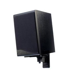 B-Tech BT77 Ultragrip Side Clamp Loudspeaker Wall Mounts BLACK (pair) BT-77 - Click Image to Close