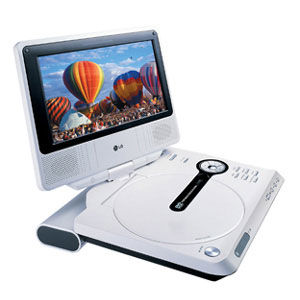 LG LPA-835MR Portable 7" Tablet Screen Multi-Region DVD Player