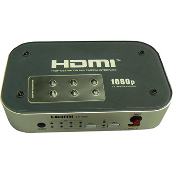 Legend HDMI Amplifying Switch & Remote (4-In-1-Out) 1080p v1.3B - Click Image to Close