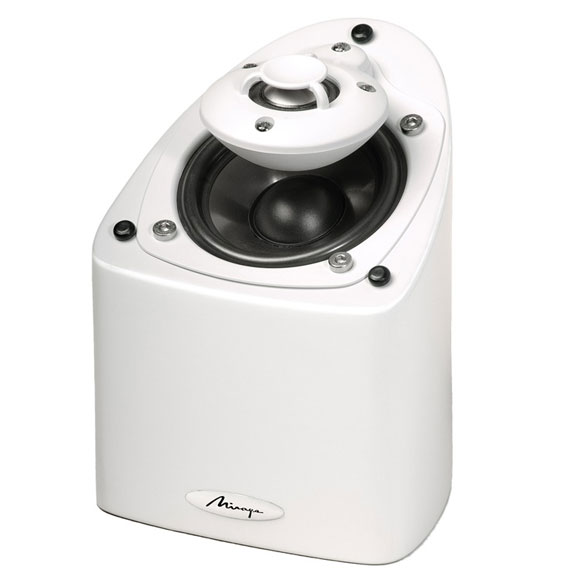 Mirage Single Omnipolar Bookshelf Speaker Nanosat WHITE