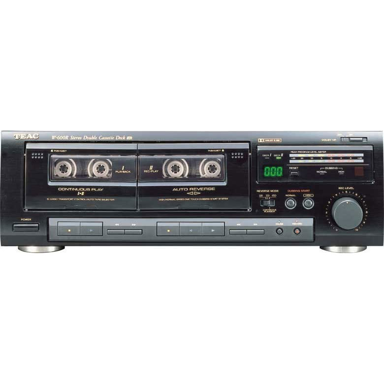 TEAC W-600R Double Auto-Reverse Cassette Deck