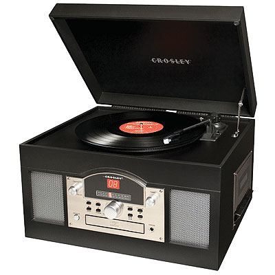 Crosley CR6001A-BK (Black) Archiver USB Turntable