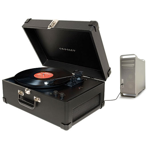 Crosley CR249-BK (Black) Keepsake USB Turntable