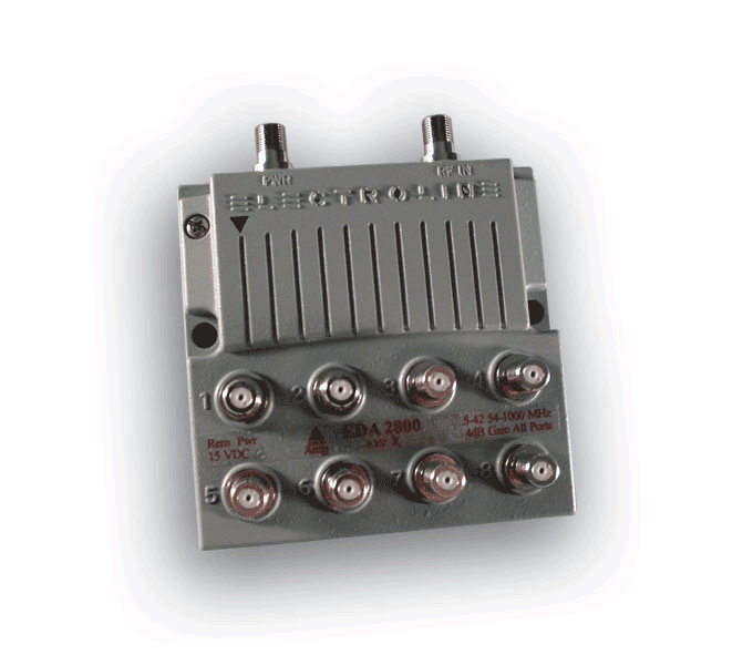 DROP Amp EDA 2800 8-Port Amplifier Cable Booster Cable Amplifier