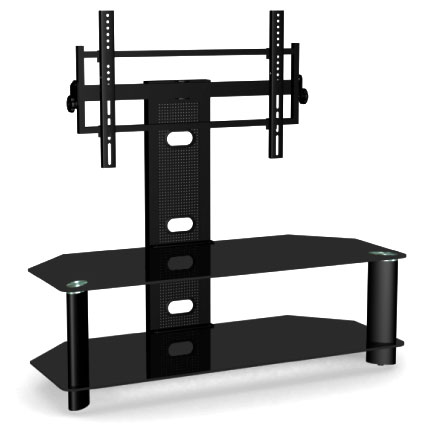 Everik EverStyle ES-662B Glass on Metal Plasma Suspension Stand - Click Image to Close