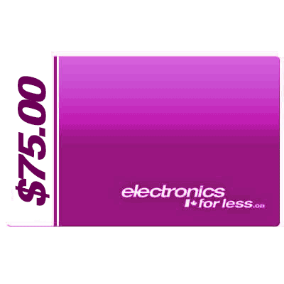 electronicsforless.ca Gift Card : $75.00 Value