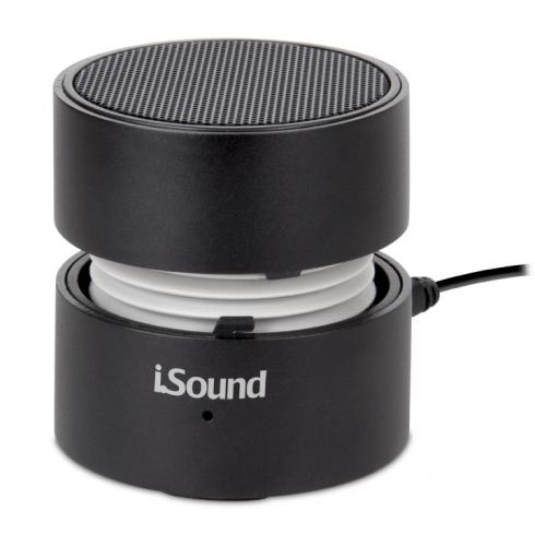 iSound 1675 'Fire' Aluminum Rechargeable Universal Speaker BLACK