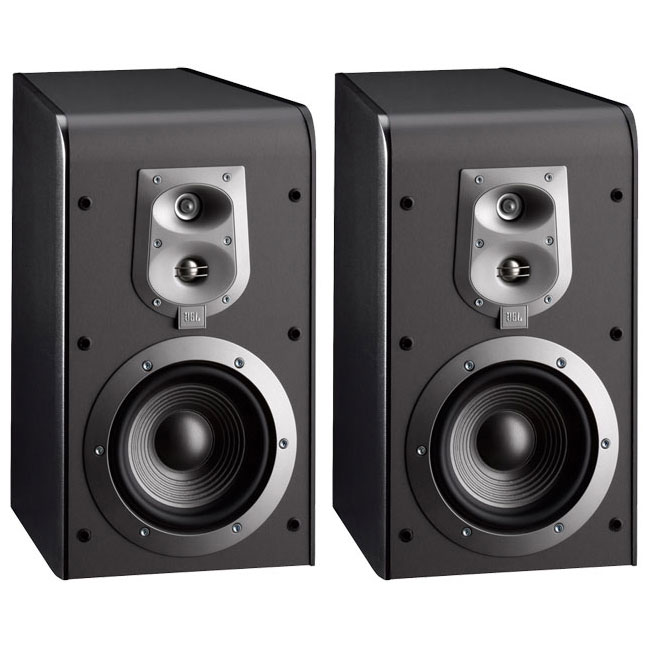 JBL ES30 3-Way Bookshelf Speakers with Removable Grilles (Black)