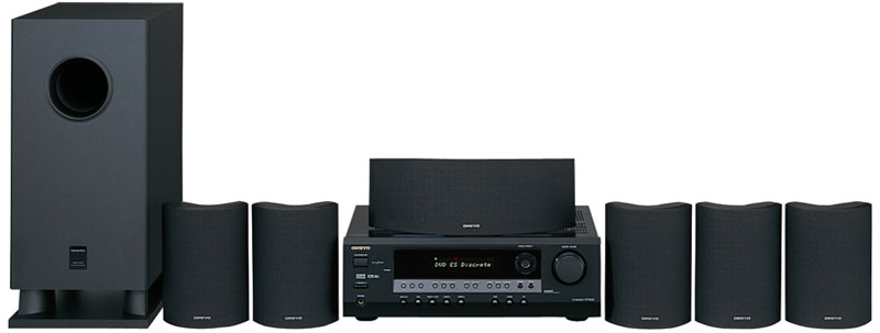 Onkyo HT-S680S 6.1 Home Theater  with Amp & Power Sub - SILVER
