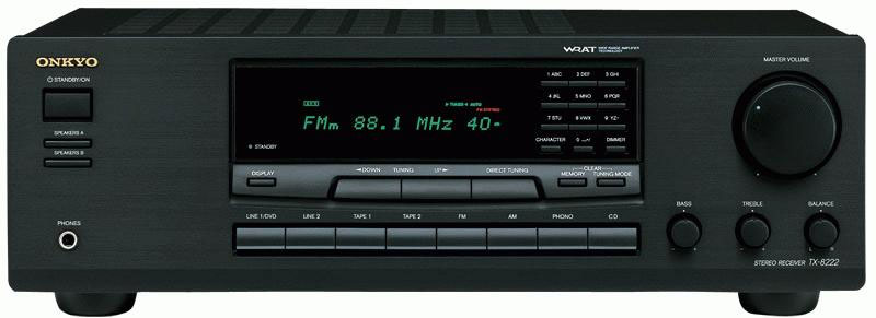 Onkyo TX-8222 Hi-Fidelity Two-Channel STEREO Amplifier / Receive