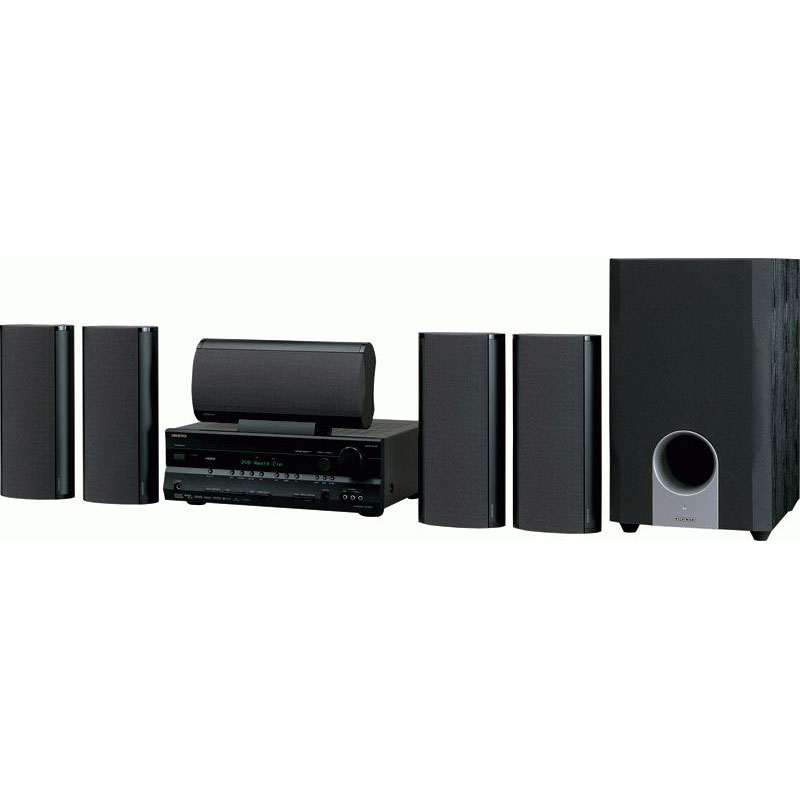 Onkyo HT-SR750B Home Theater System with Amp & Power Sub in BLAC