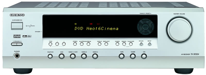Onkyo TX-SR304 5.1-Channel Home Theater Receiver